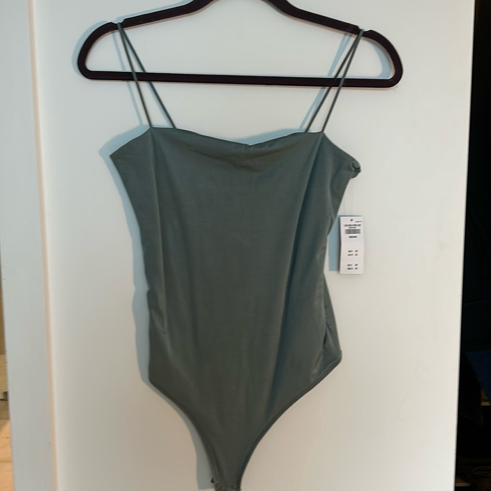Body Suit Satin Medium Abercrombie and fitch